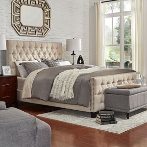 HomeVance Montclair Button Tufted Bed