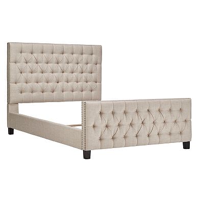 HomeVance Montclair Button Tufted Bed