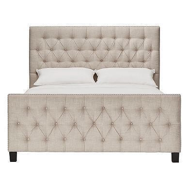 HomeVance Montclair Button Tufted Bed