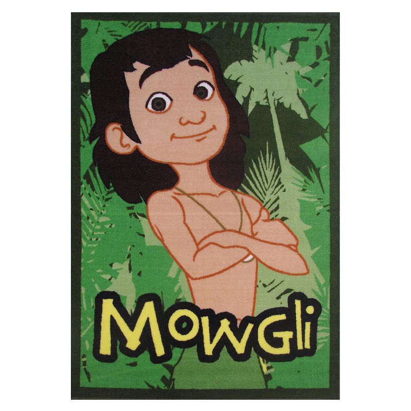 Fun Rugs Jungle Book Mowgli Rug - 33 x 410, Green, 3X5 Ft