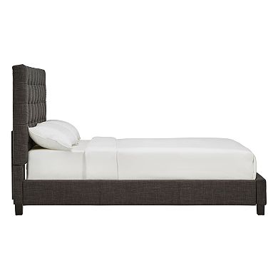 HomeVance Condesa Button Tufted Platform Bed