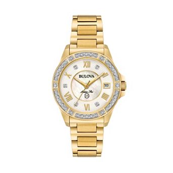 Bulova Women's Marine Star Diamond Stainless Steel Watch - 98R235