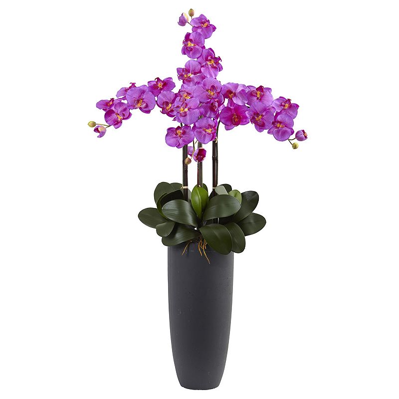 nearly natural Phalaenopsis Orchid Artificial Floral Arrangement, Brt Pink