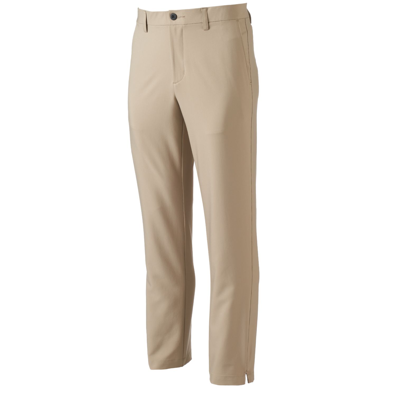 fitted khaki pants