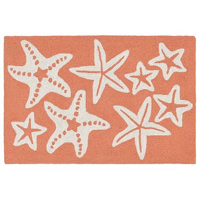 Liora Manne Front Porch Capri Starfish Indoor Outdoor Rug