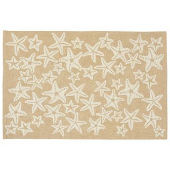 Liora Manne Front Porch Capri Starfish Indoor Outdoor Rug
