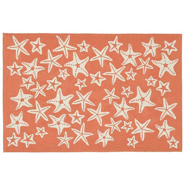 Liora Manne Front Porch Capri Starfish Indoor Outdoor Rug