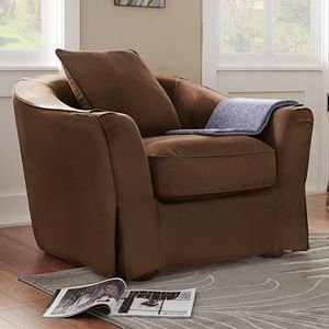 HomeVance Serenata Slip Covered Arm Chair