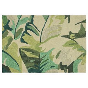 Trans Ocean Imports Liora Manne Front Porch Capri Palm Leaf Indoor Outdoor Rug