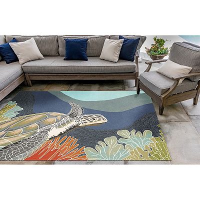 Liora Manne Ravella Turtle Indoor / Outdoor Area Rug