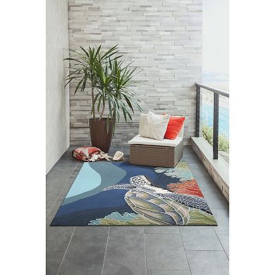 Liora Manne Ravella Turtle Indoor / Outdoor Area Rug