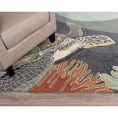 Liora Manne Ravella Turtle Indoor / Outdoor Area Rug