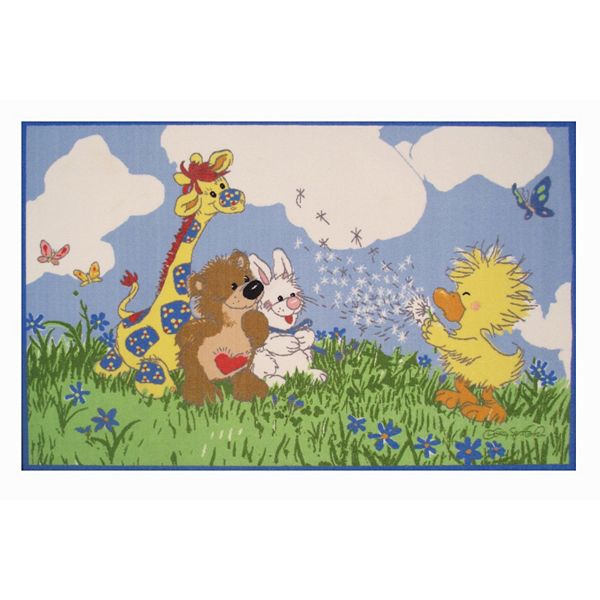 Fun Rugs Little Suzy S Zoo Witzy Makes A Wish Rug 3 3 X 4 10