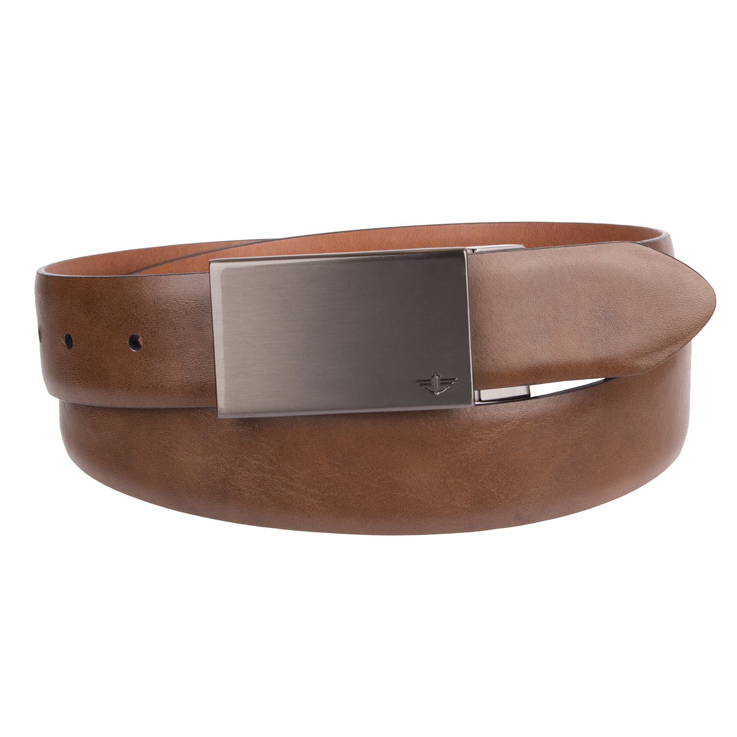 men's plaque buckle belt