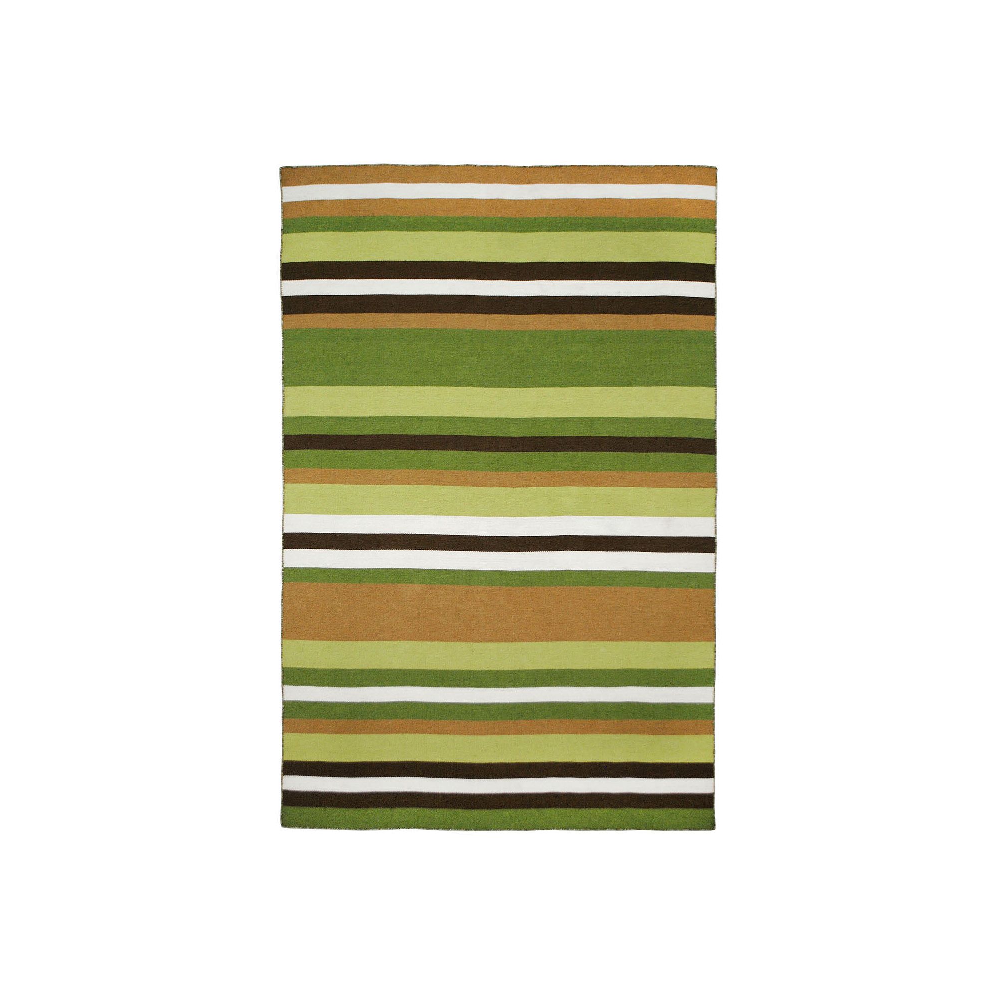 Liora Manne Front Porch Sorrento Tribeca Striped Indoor Outdoor Rug, Fern G