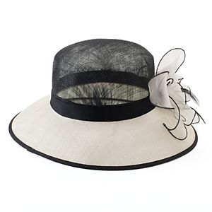 Riviera Flower Colorblock Down Brim Hat