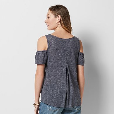 Women's Sonoma Goods For Life® Cold-Shoulder Tee