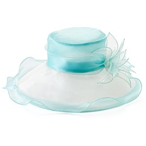 Riviera Organza Wide Brim Hat