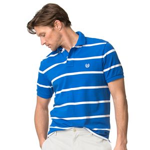 Big & Tall Chaps Classic-Fit Striped Pique Polo