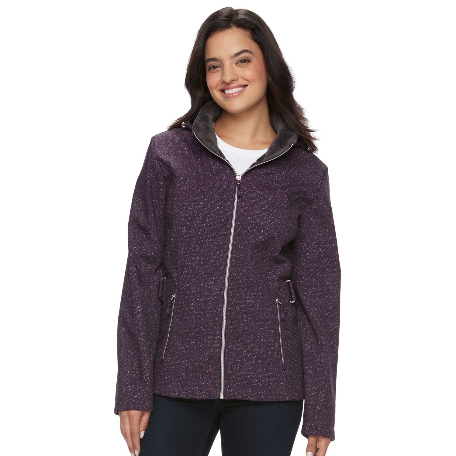 hooded softshell jacket women's