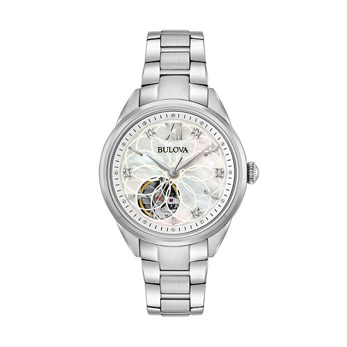 women's automatic skeleton watch
