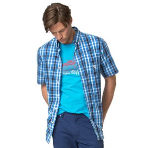 Men's Chaps Classic-Fit Plaid Easy-Care Button-Down Shirt