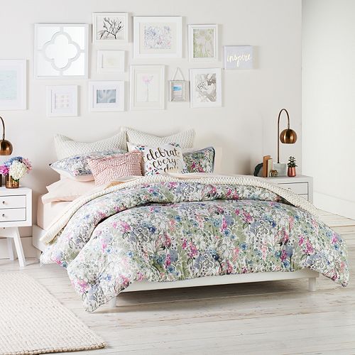 Lc Lauren Conrad Wildflower Duvet Cover Set