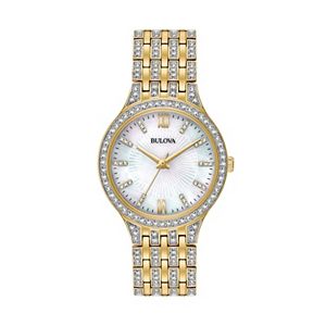Bulova Women's Crystal Stainless Steel Watch - 98L234