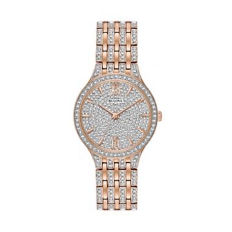 Bulova Women's Crystal Stainless Steel Watch - 98L235