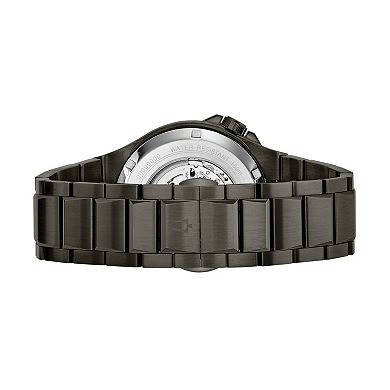 Bulova Men's Stainless Steel Automatic Skeleton Watch