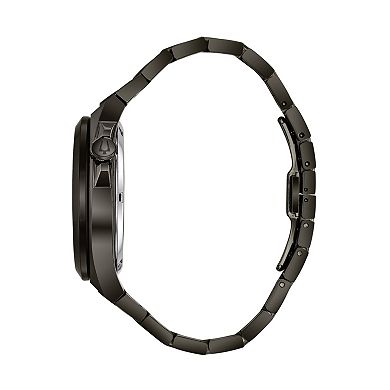 Bulova Men's Stainless Steel Automatic Skeleton Watch