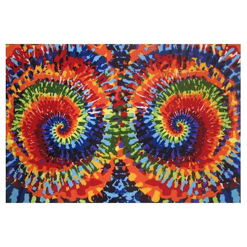Fun Rugs Fun Time Tie-Dye Fun Rug