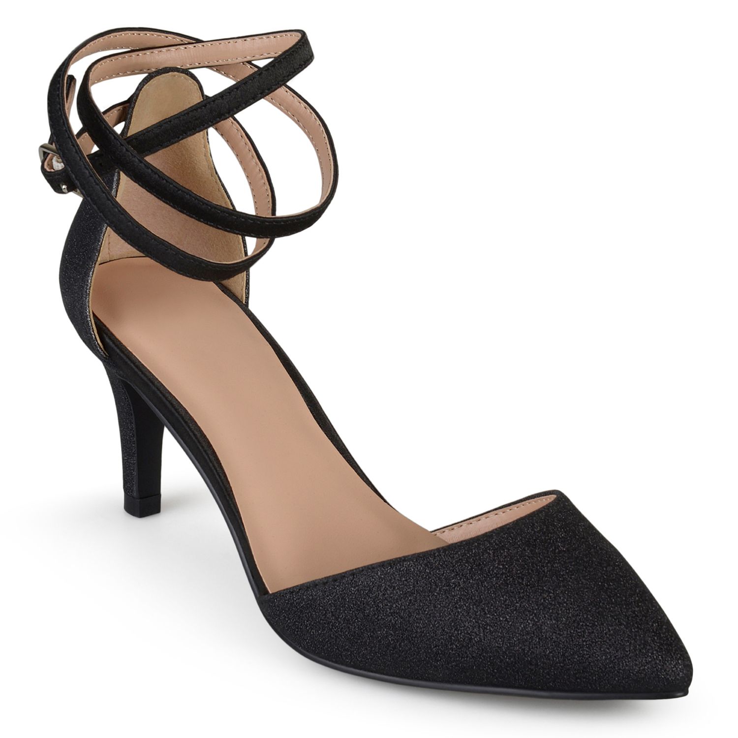 kohls black high heels