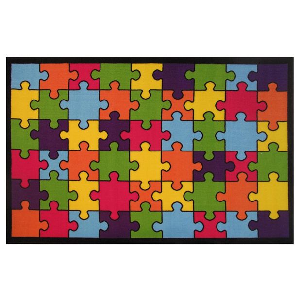 Fun Rugs Fun Time Jigsaw Puzzle Rug