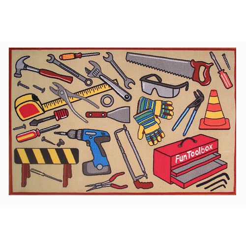 Fun Rugs Fun Time Toolbox Rug