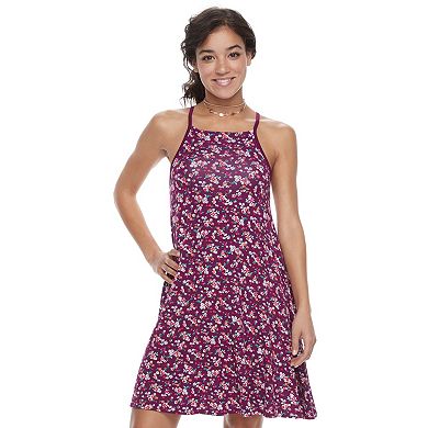 Juniors' SO® Halter Swing Dress