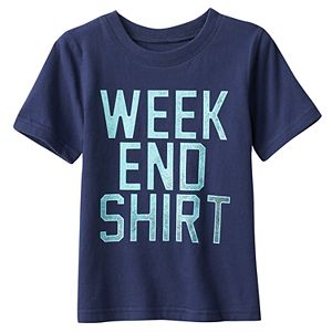 Toddler Boy Jumping Beans® Short Sleeve Text Graphic Tee