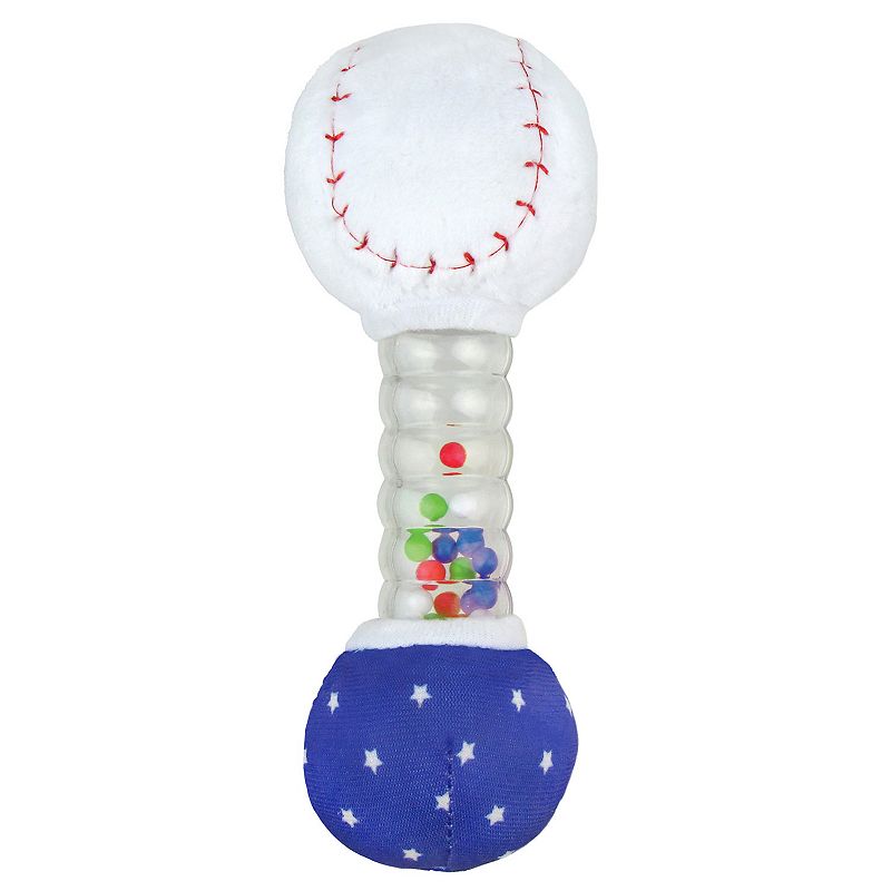 All Star Kid! Baseball Rainstick Rattle Baby Toy, Multicolor