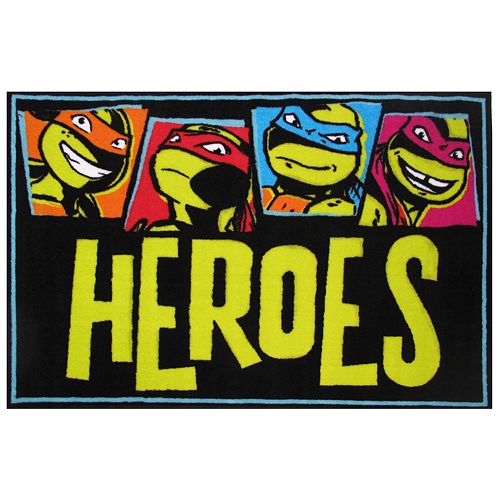 Fun Rugs Teenage Mutant Ninja Turtles ''Heroes'' Rug