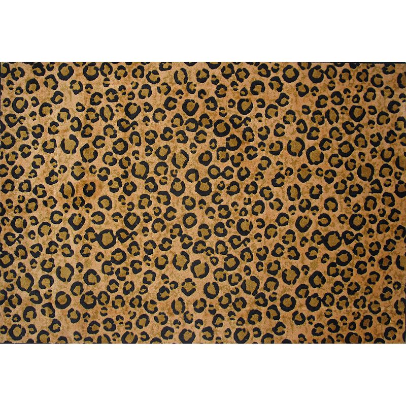 Fun Rugs Supreme Leopard Skin Print Rug, Multicolor, 8X11 Ft