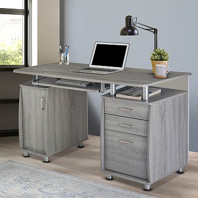 Techni Mobili Workstation 3-Drawer Desk 