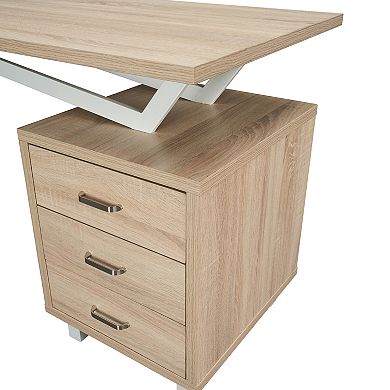 Techni Mobili Modern 3-Drawer Desk