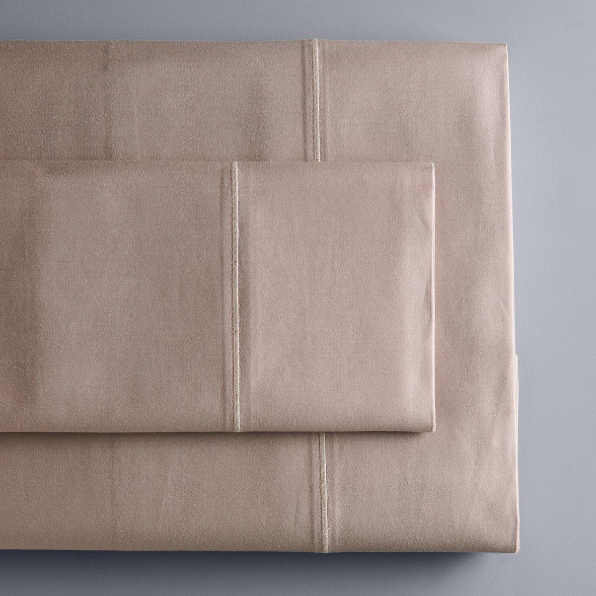 Shadow Mauve Color Simply Vera Vera Wang Pima Cotton 600 Thread Count Sheet Set with Pillowcases - Shadow Mauve, QUEEN SET