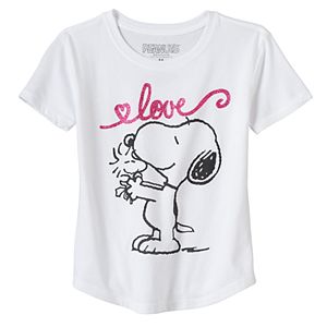 Girls 7-16 & Plus Size Peanuts Snoopy & Woodstock 