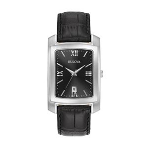 Bulova Men's Classic Leather Watch - 96B269
