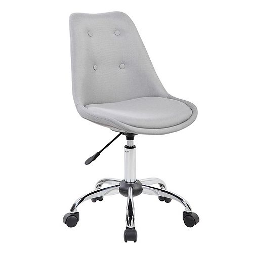 Techni Mobili Tufted Armless Desk Chair