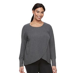 Plus Size Tek Gear® Tulip-Hem Sweatshirt