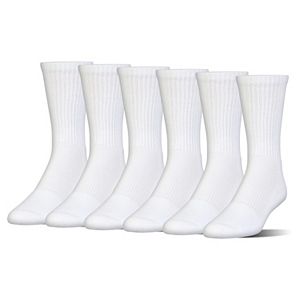 Boys Under Armour 6-Pack Quarter-Crew Socks