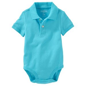 Baby Boy Carter's Pique Polo Bodysuit