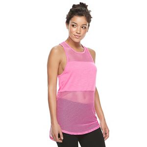 Juniors' SO® Mesh Racerback Tank